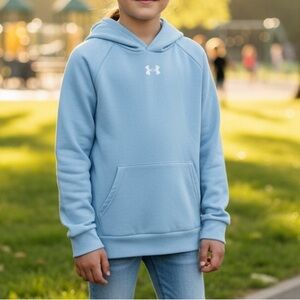 Under Armour Kids Light Blue Pullover Hoodie